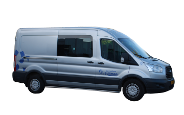 7 Persoons dubbele cabine Personenbus